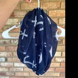 Anchor infinity scarf